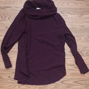 Women's Purple Cranberry Turtleneck Sweater Sonoma Xl
